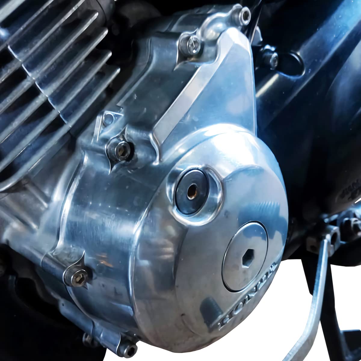 Kit parafusos inox tampa motor lateral esquerda+direita XT225 1996
